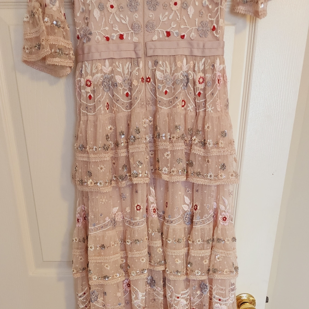 Needle & Thread Eden Tiered Embellished Tulle Gown - Picture 8 of 11